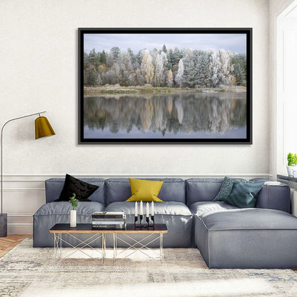 Pskov Region Forest Lake Wall Art