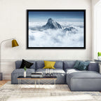 Peaks Above Clouds Wall Art