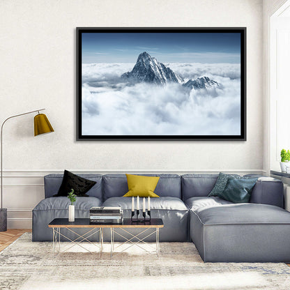 Peaks Above Clouds Wall Art