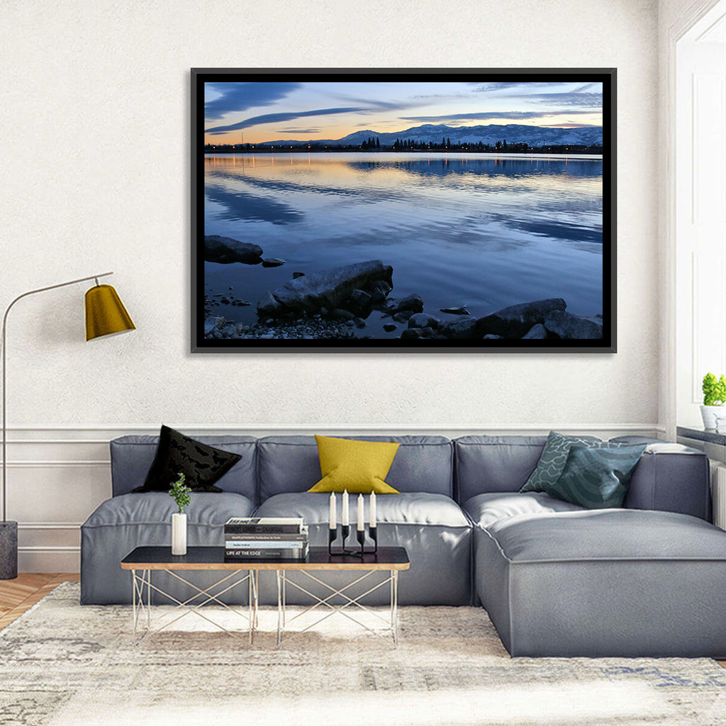 Sparks Marina Twilight Reflection Wall Art