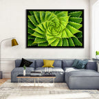 Spiral Aloe Succulent Wall Art