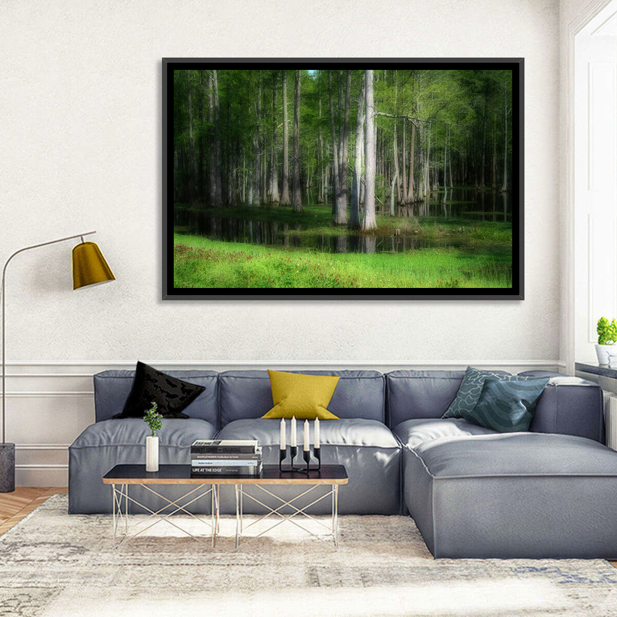Lush Cypress Swamp Wall Art