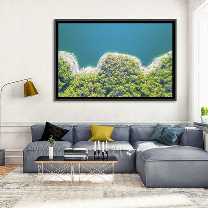 Lake Travis Shoreline Aerial Wall Art