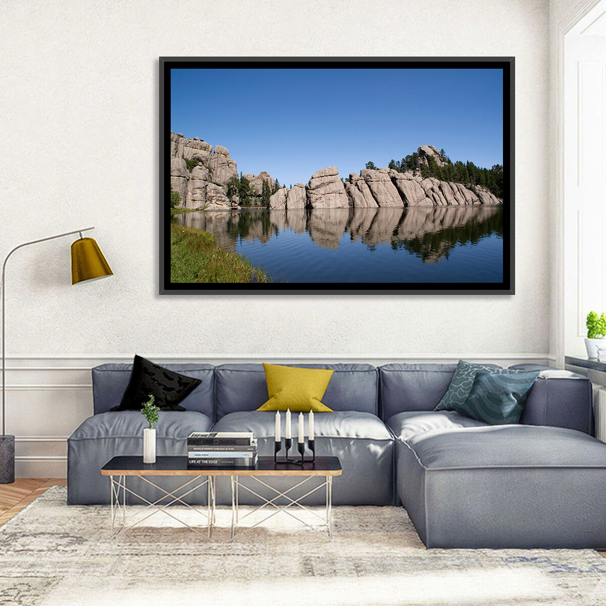 Sylvan Lake Reflection Wall Art