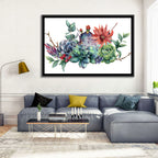 Succulent and Cactus Bouquet Wall Art