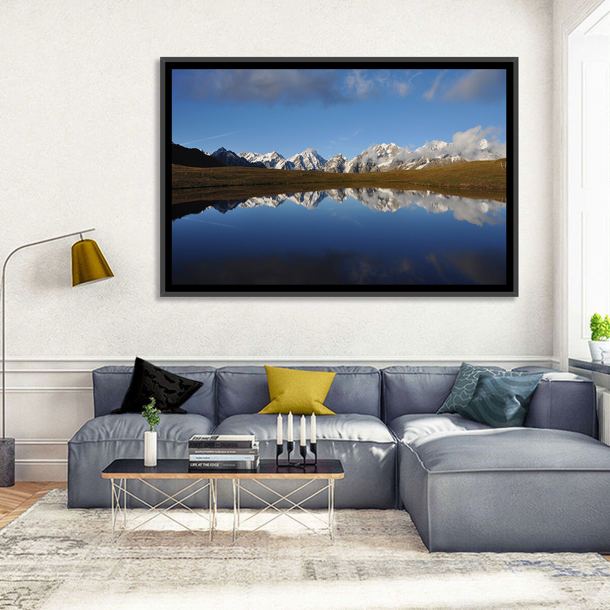 Svaneti Lake Reflection Wall Art