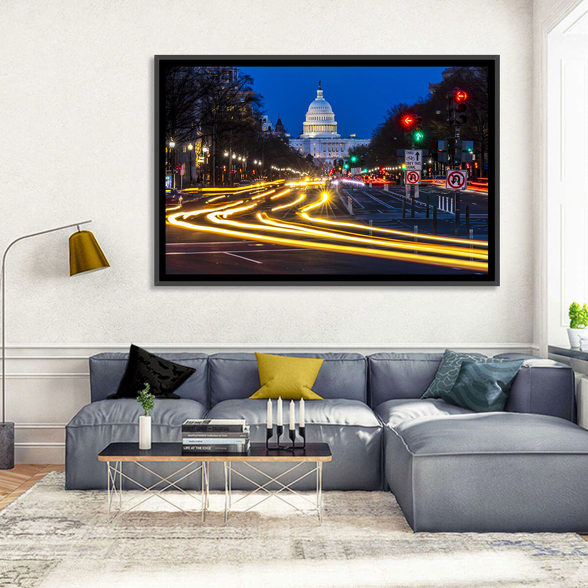 Pennsylvania Avenue at Dusk Wall Art