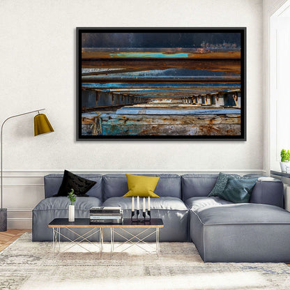 Weathered Dock Perspective Wall Art