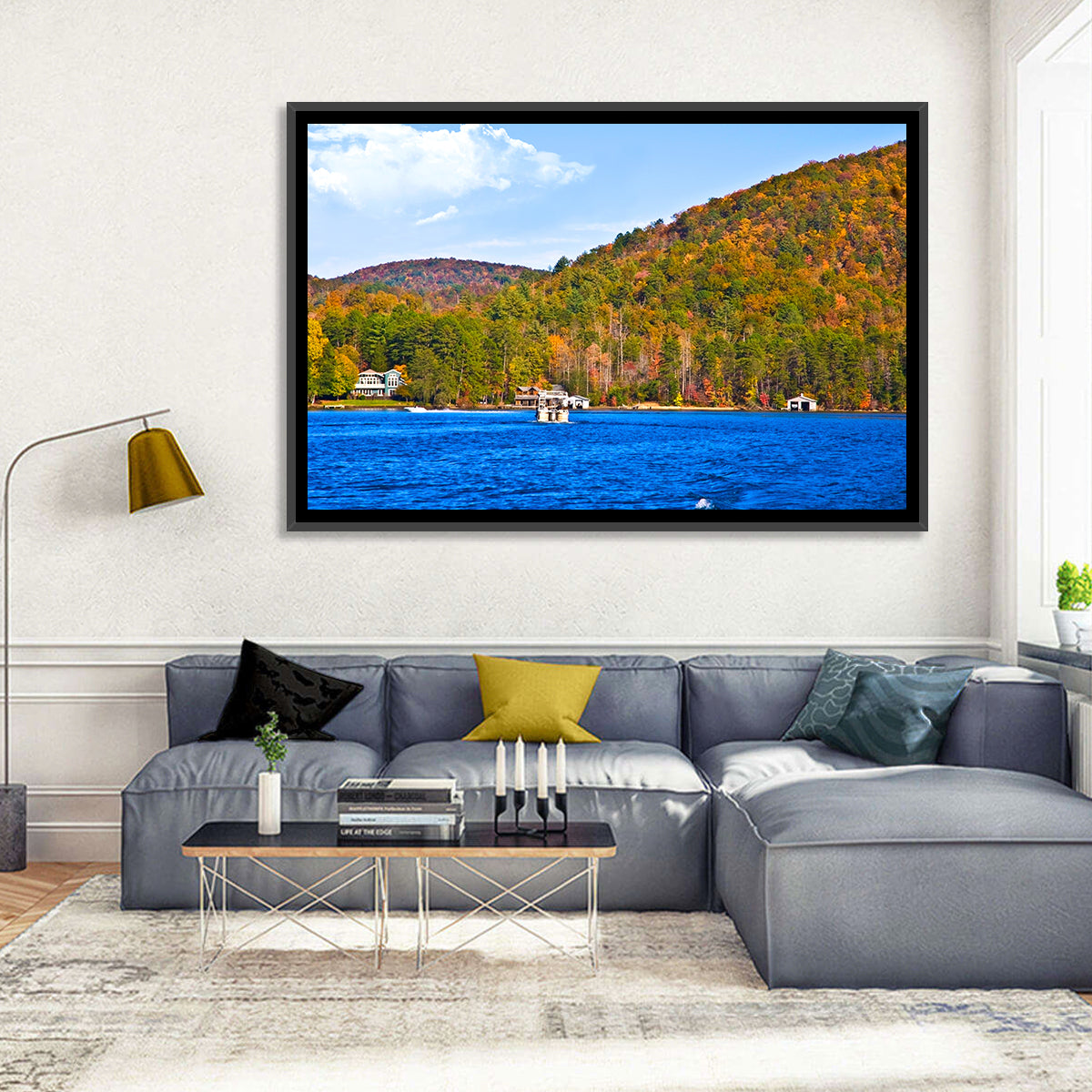 Lake Burton Autumn View Wall Art