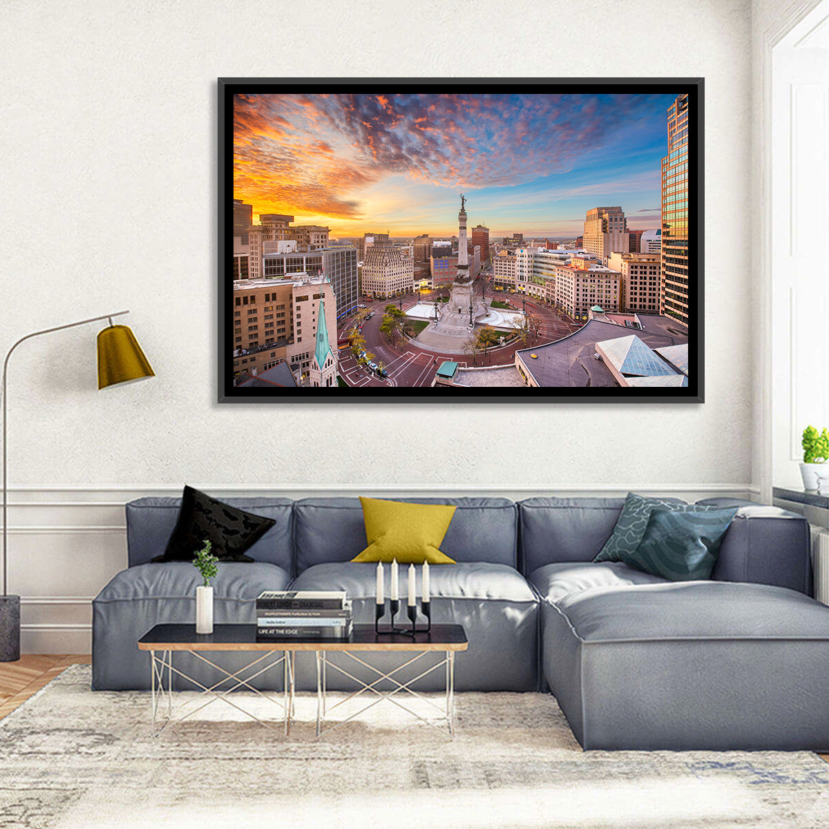 Indianapolis Monument Circle Wall Art