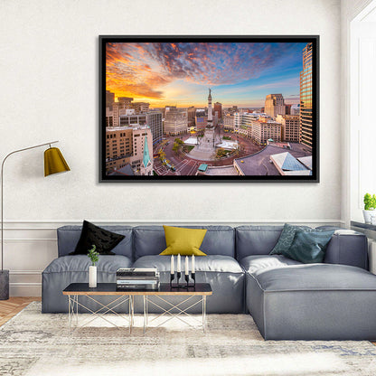 Indianapolis Monument Circle Wall Art