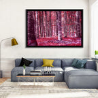 Crimson Woodland Wall Art