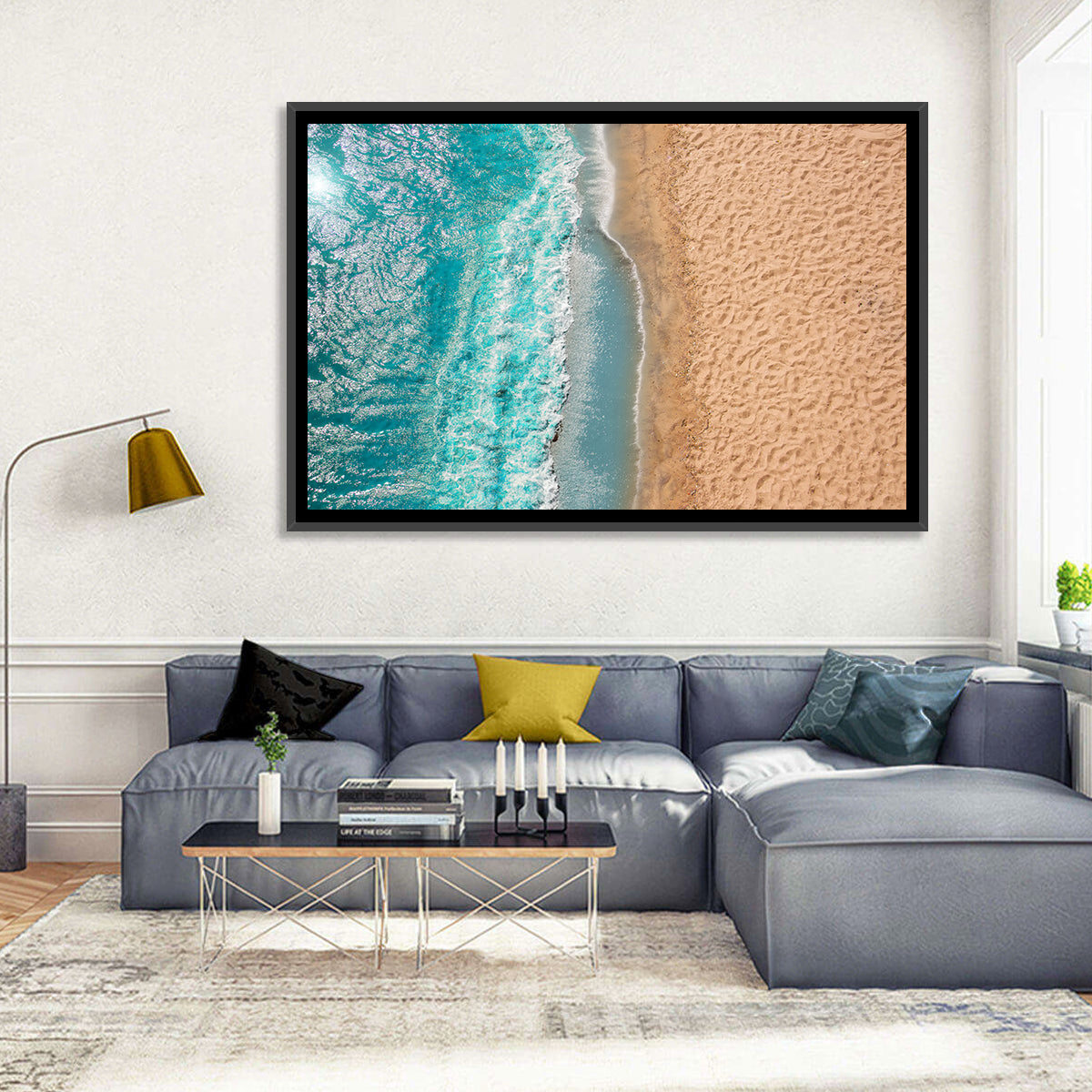 Coastline Beach Wall Art