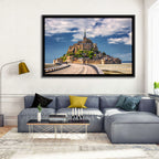 Mont Saint-michel at Low Tide Wall Art