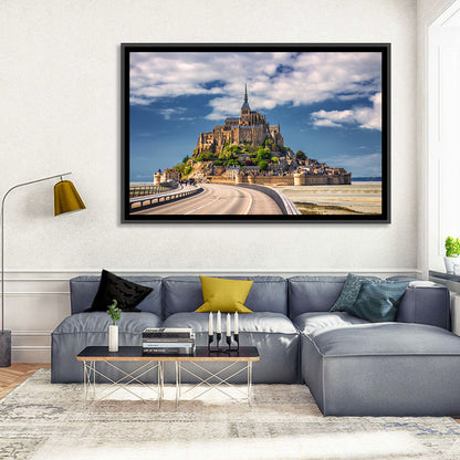 Mont Saint-michel at Low Tide Wall Art