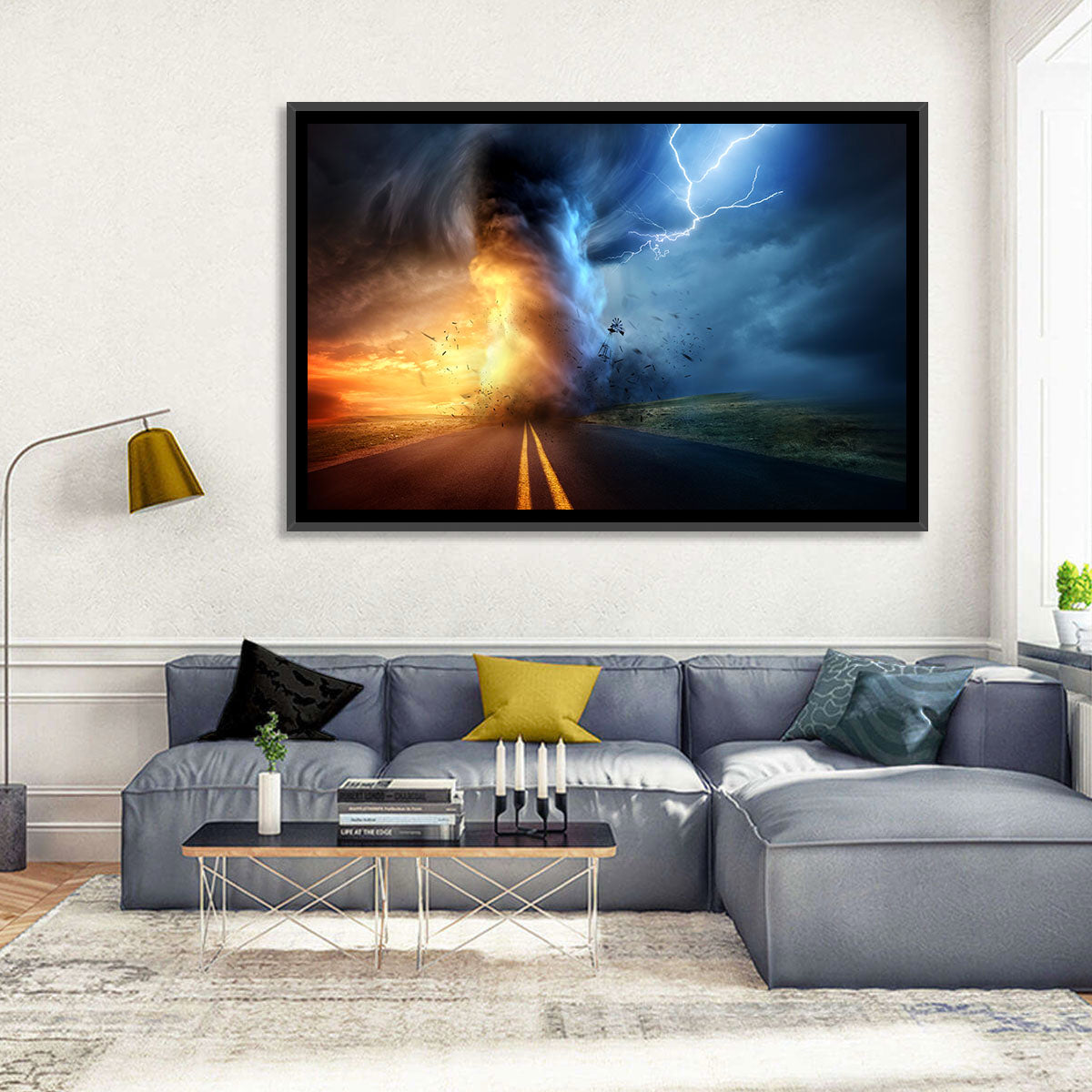 Road to a Twisting Tornado Wall Art