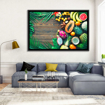 Tropical Fruit Still Life Wall Art