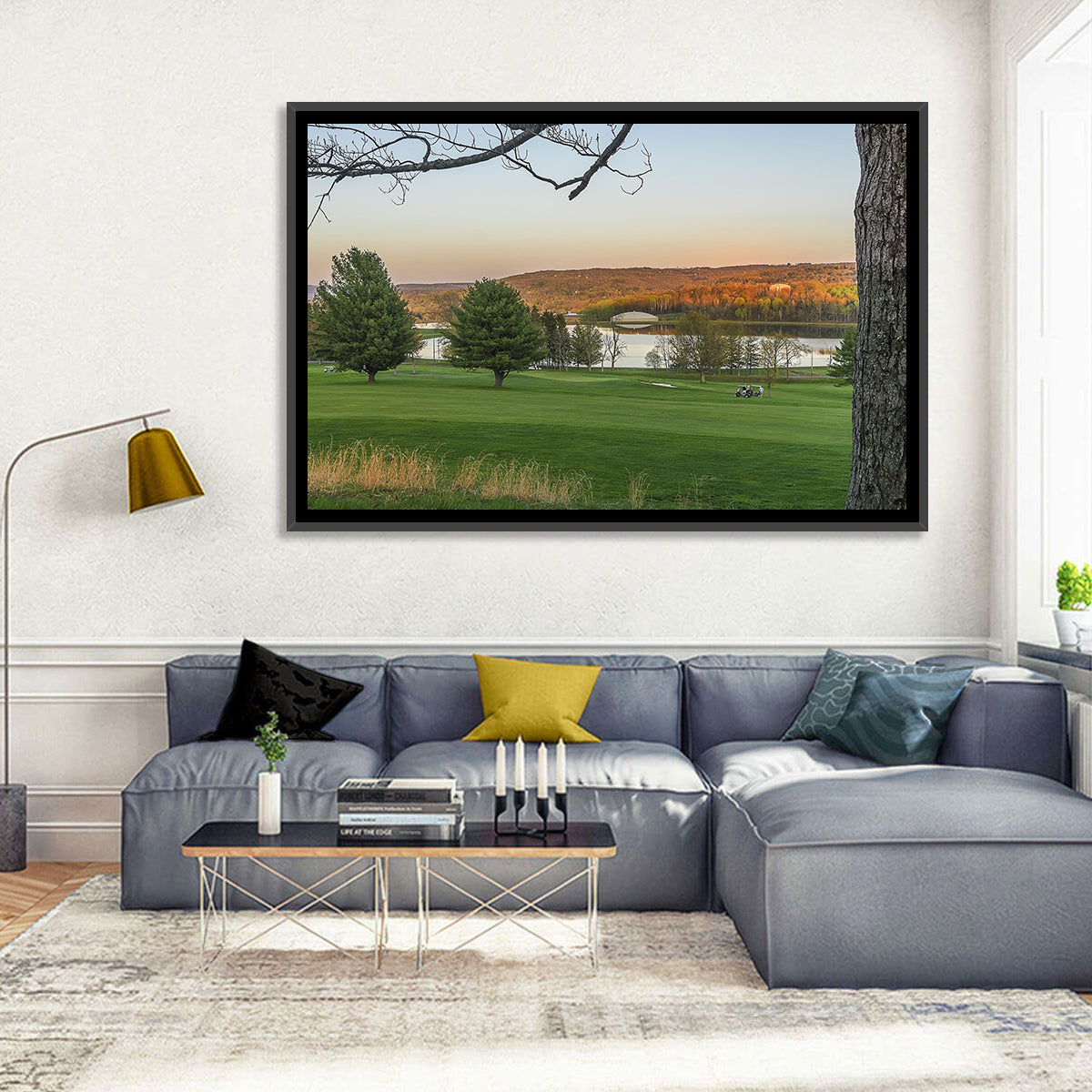 Roscoe Conkling Park Golden Hour Wall Art