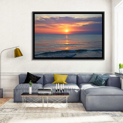 Lake Michigan Sunset Reflection Wall Art