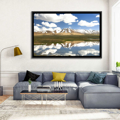 Song Kul Lake Reflection Wall Art