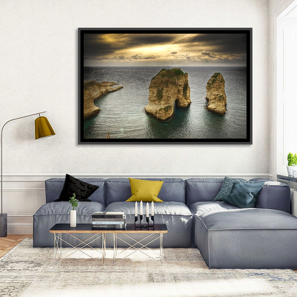 Pigeon Rocks, Raouché Wall Art
