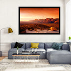 Red Rock Canyon Sunset Wall Art