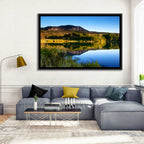 Golden Hour Mountain Lake Wall Art