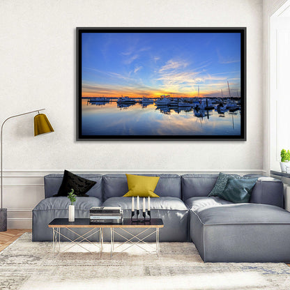 Marina at Golden Hour Wall Art