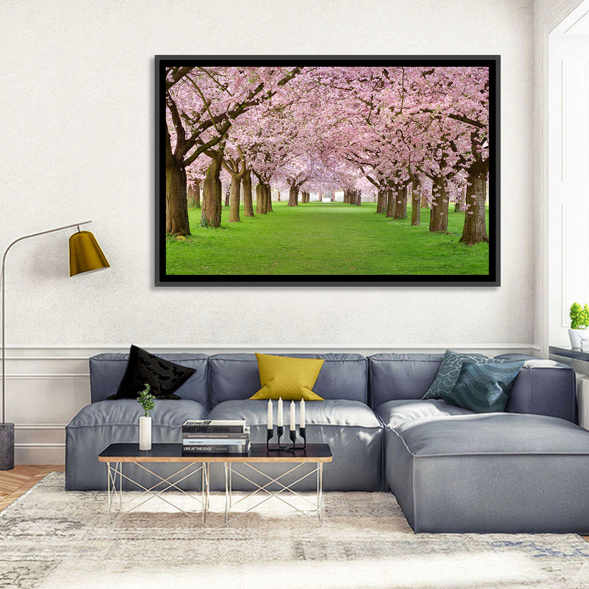 Cherry Blossom Avenue Wall Art