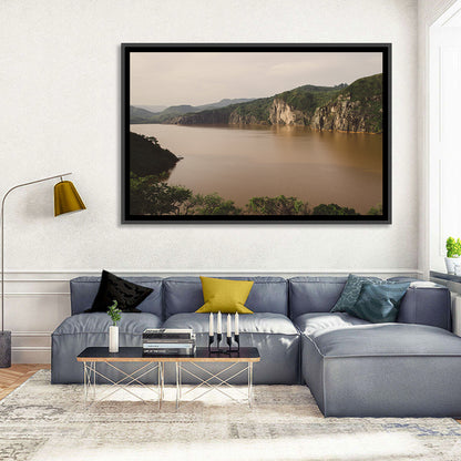 Lake Nyos Cliff View Wall Art