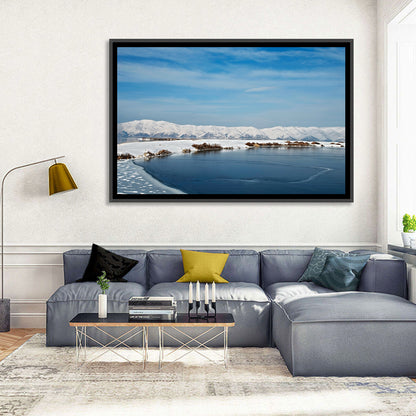 Lake Sevan Winter Landscape Wall Art
