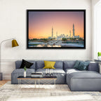 Sheikh Zayed Grand Mosque at Sunset Wall Art