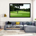 Oklahoma Golf Course Greens Wall Art
