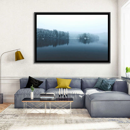 Burr Pond Winter Reflection Wall Art