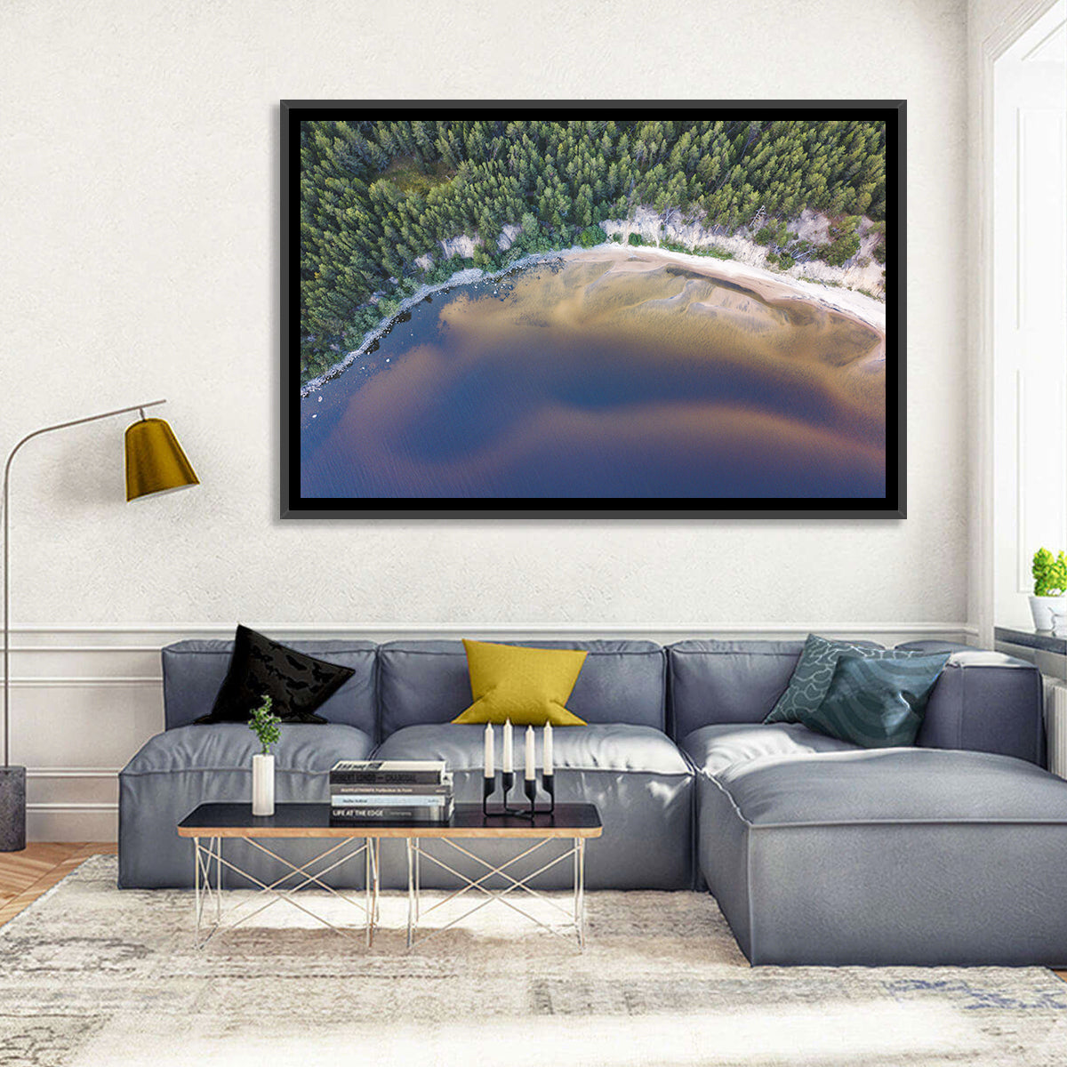 Lake Onega Shoreline Wall Art
