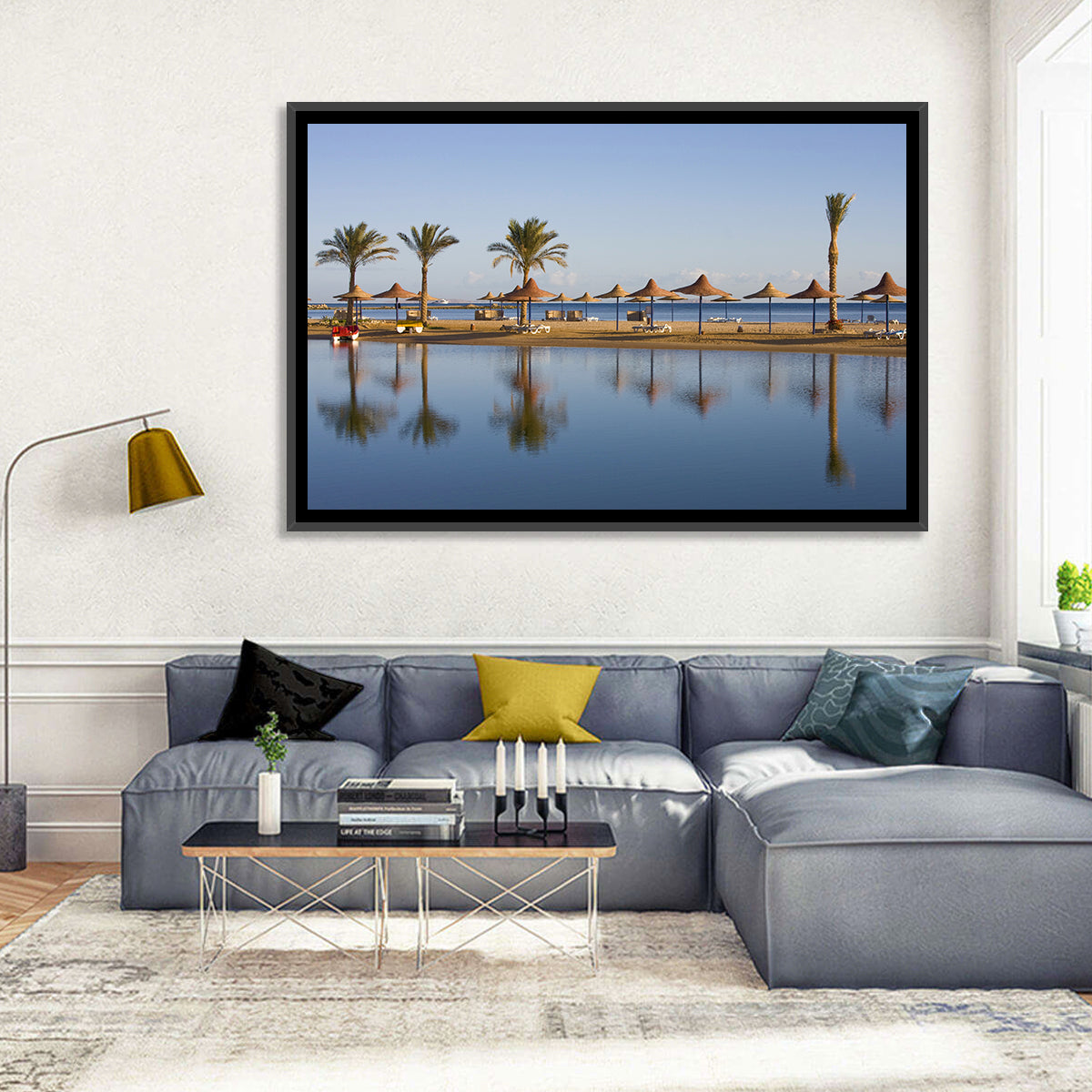 Hurghada Beach Seascape Wall Art
