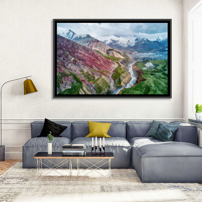 Mount Lenin Glacial Valley Wall Art