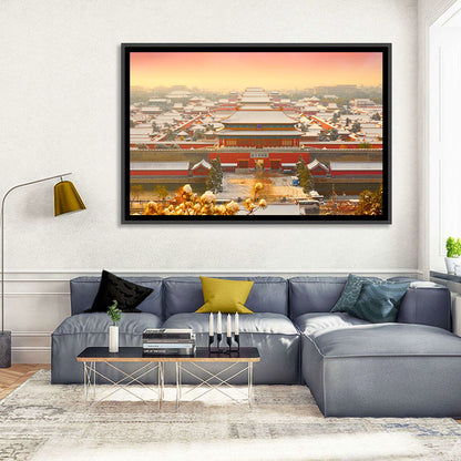 Forbidden City Gateway at Golden Hour Wall Art