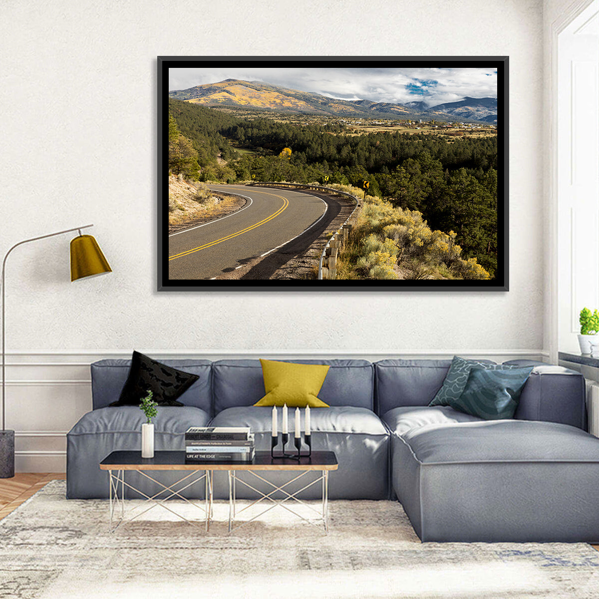 Road to Taos Wall Art in a room, landscape