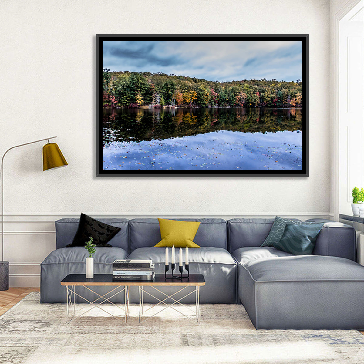 Lake Kanawauke Reflection Wall Art