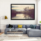 Louisiana Cypress Swamp at Dusk Wall Art