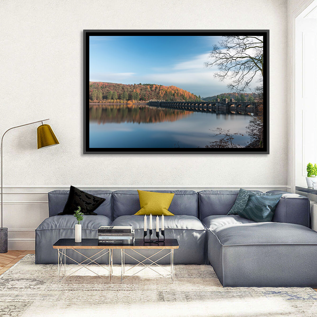 Tranquil Lake Vyrnwy Wall Art
