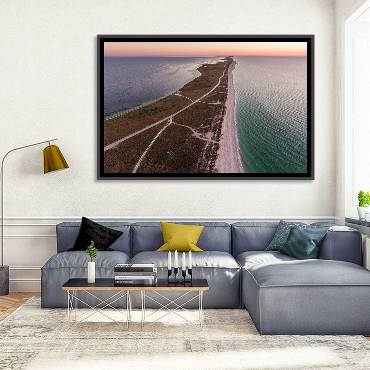Byriuchyi Island Coastline Wall Art
