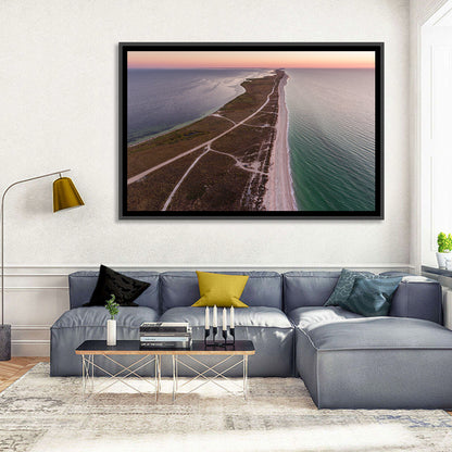 Byriuchyi Island Coastline Wall Art