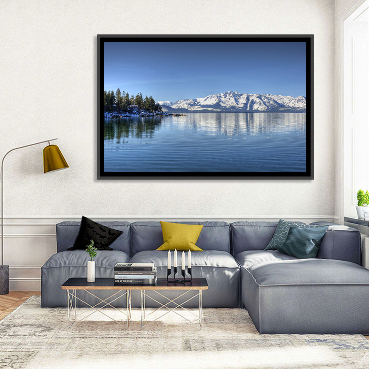 Elk Point Lake Tahoe Reflection Wall Art