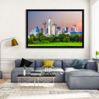 Dallas Golden Hour Skyline Wall Art