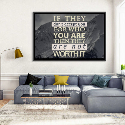 They Are Not Worth It I Wall Art