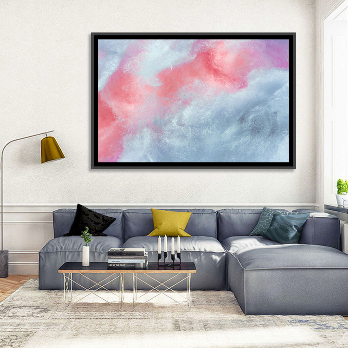 Spun Sugar Abstract Wall Art