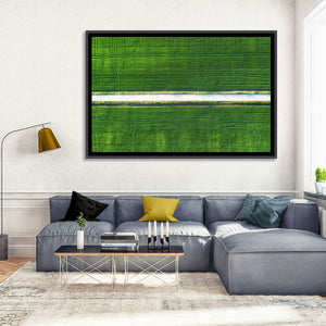 Farm Field Aerial Wall Art