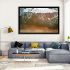 Misquamicut Beach Aerial View Wall Art